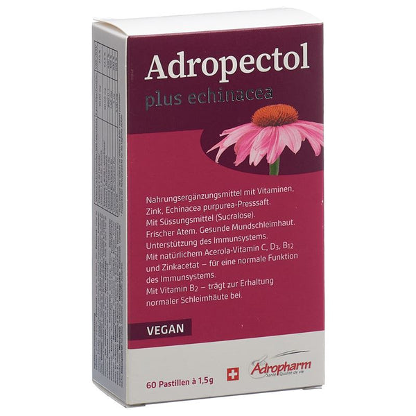 ADROPECTOL Plus Echinacea Pastillen 60 Stk