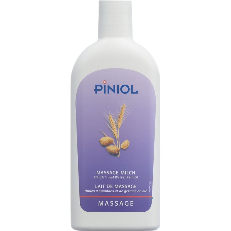 PINIOL Massagemilch m Mandel-Weizenkeimöl 250 ml