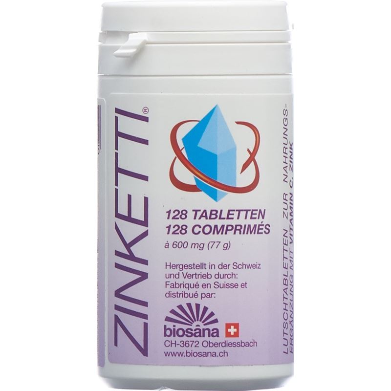 ZINKETTI Vitamin C Zink Tabl Ds 128 Stk