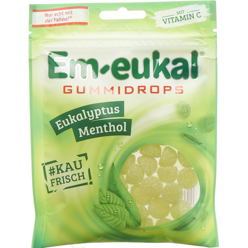 SOLDAN EM-EUKAL Gummidrops Eukaly Ment zucker 90 g