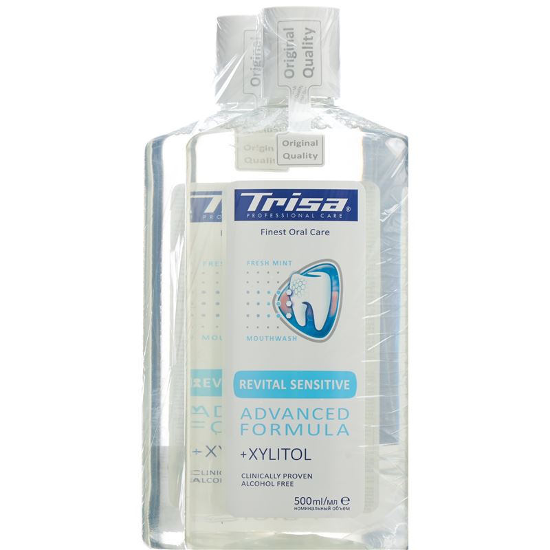 TRISA Mundspülung Revital Sensitive DUO 2 x 500 ml