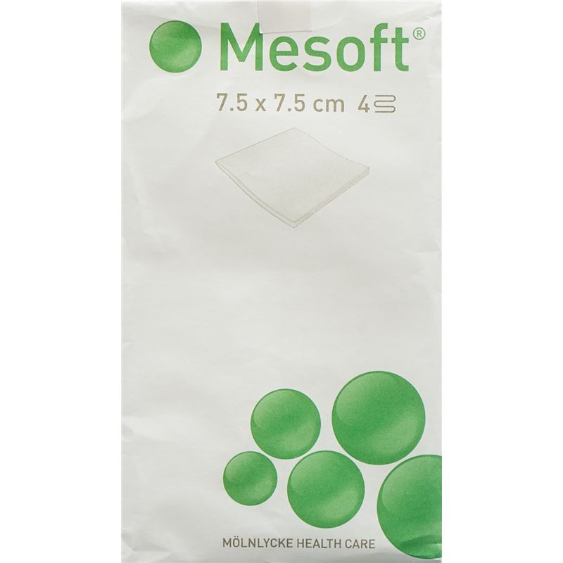 MESOFT NW Kompressen 7.5x7.5cm unst 100 Stk