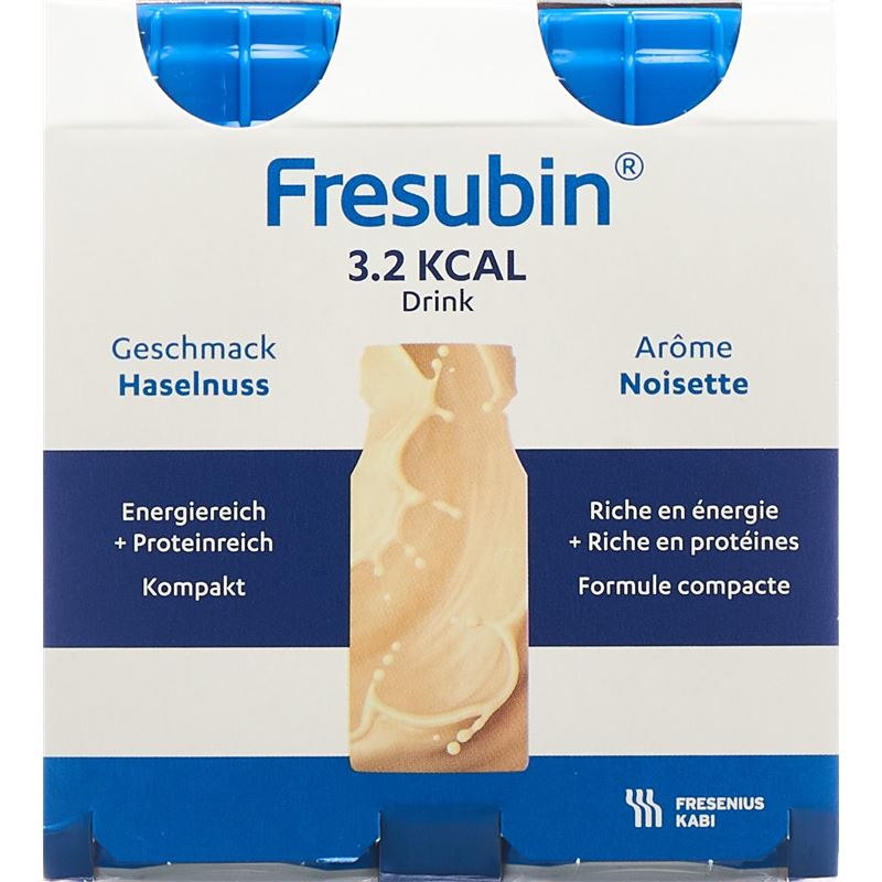 FRESUBIN 3.2 kcal DRINK Haselnuss 4 x 125 ml