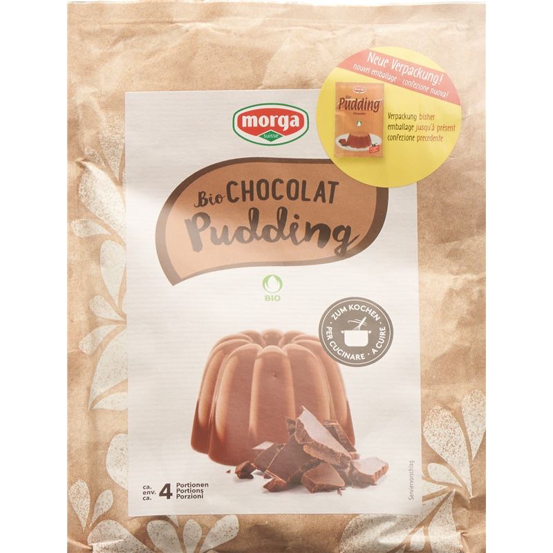 MORGA Pudding Chocolat Bio Btl 75 g