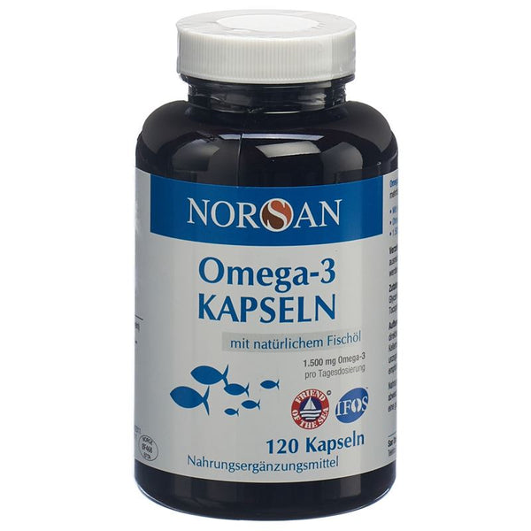 NORSAN Omega-3 Fischöl Kaps Ds 120 Stk