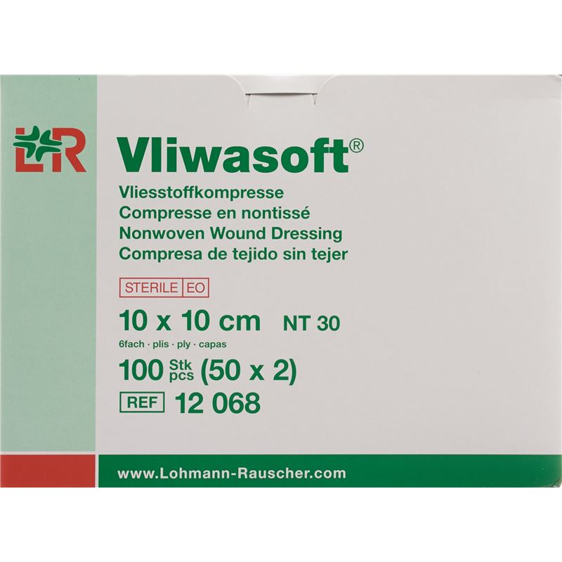 VLIWASOFT Vliesstoffko 10x10cm 6-l st 50 x 2 Stk