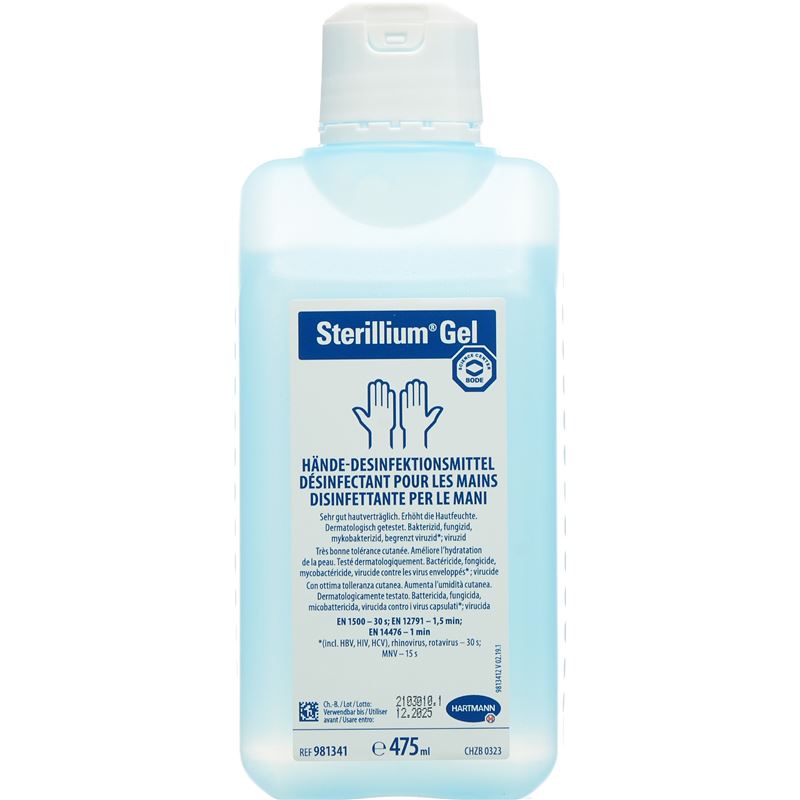 STERILLIUM Gel Händedesinfektion Fl 475 ml