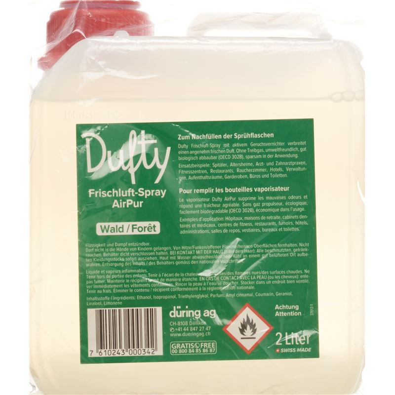 DUFTY Frischluft-Spray Bidon 2 lt