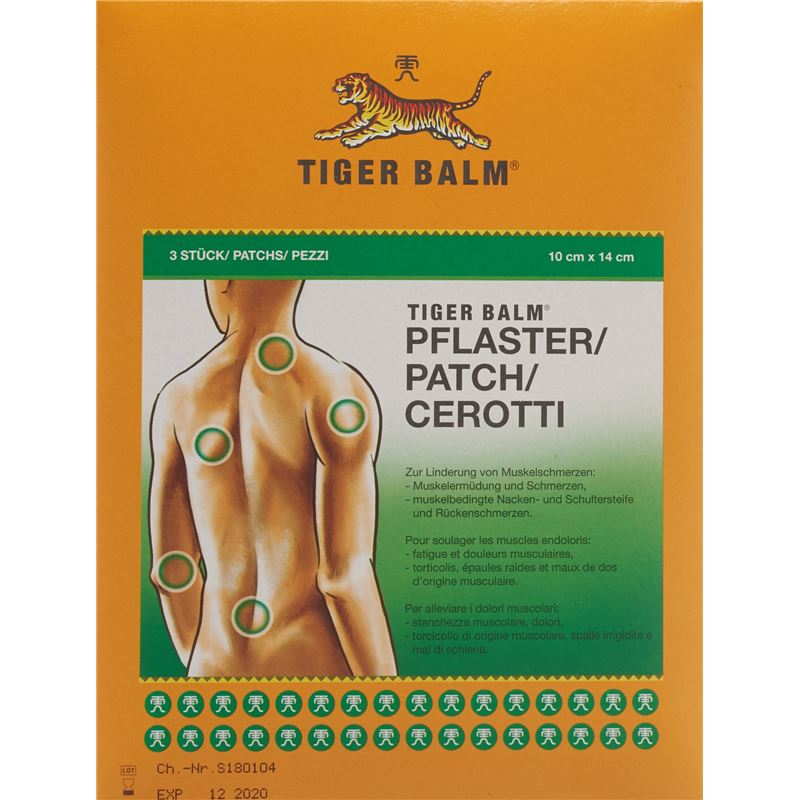 TIGER BALM Medizinal Pfl 10x14cm 3 Stk