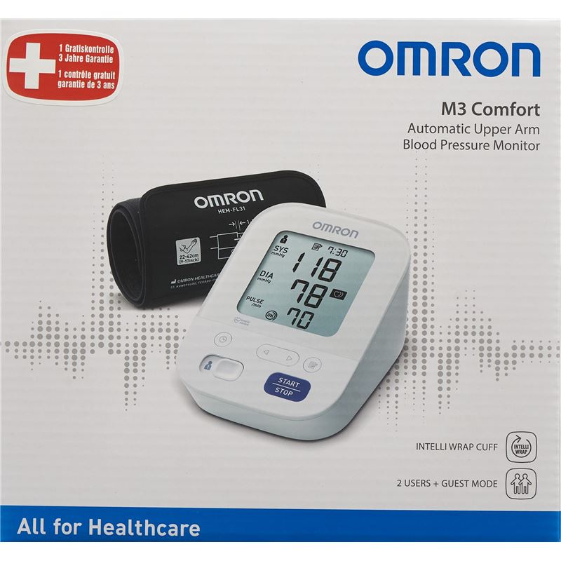 OMRON Blutdruck Oberarm M3 Comfort Gratisservice