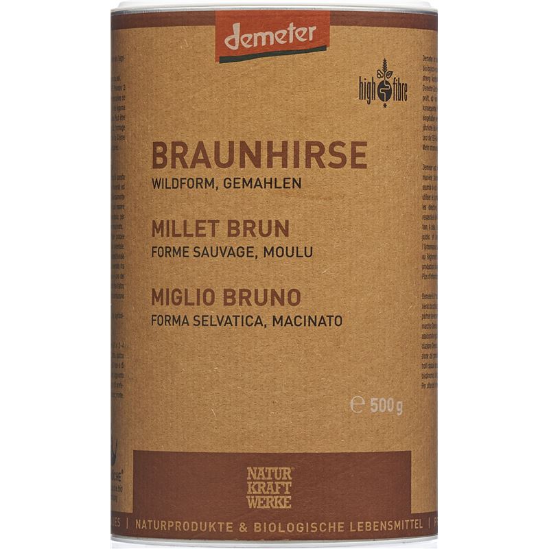 NATURKRAFTWERKE Braunhirse gemahlen Demeter 500 g