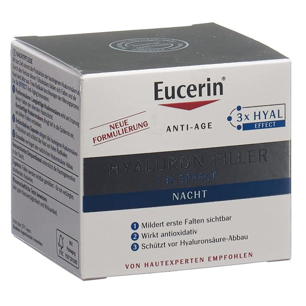 EUCERIN HYALURON-FILL Nachtpfl Topf 50 ml