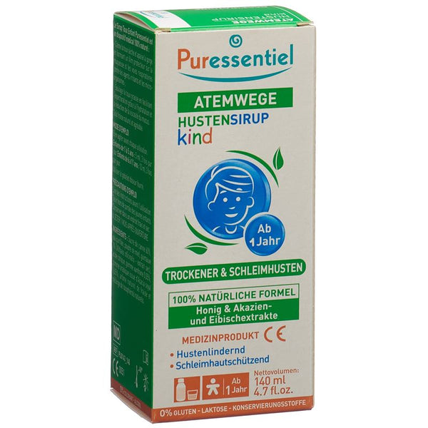 PURESSENTIEL Atemwege Hustensirup Kind 140 ml