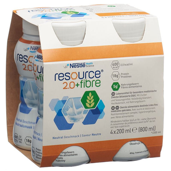 RESOURCE 2.0 Fibre Neutral 4 x 200 ml