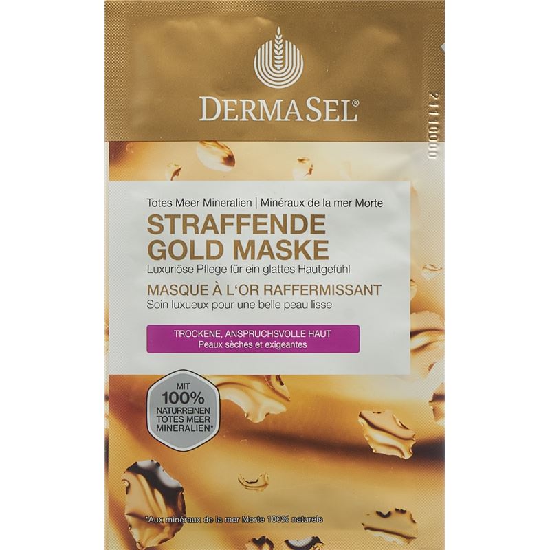 DERMASEL Maske Gold D/F Btl 12 ml