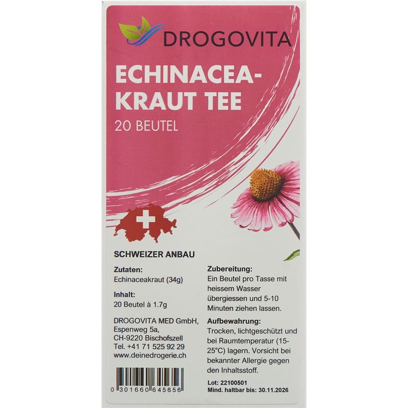 DROGOVITA Echinacea Tee Btl 20 Stk