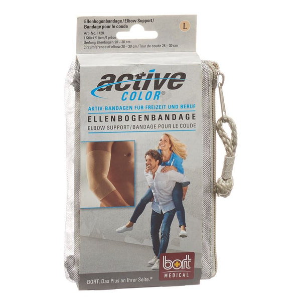 BORT ActiveColor Ellenbogenbandage L +28cm beige