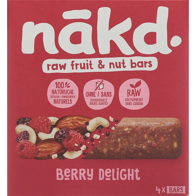 NAKD Riegel Berry Delight 4 x 35 g