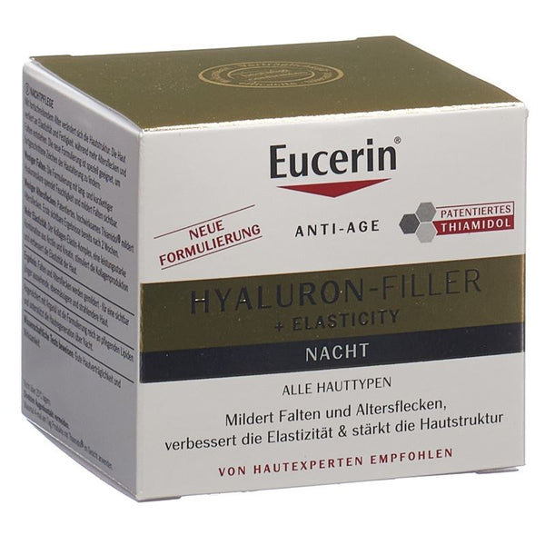 EUCERIN HYALURON-FILL+ELAST Nachtpfl Topf 50 ml