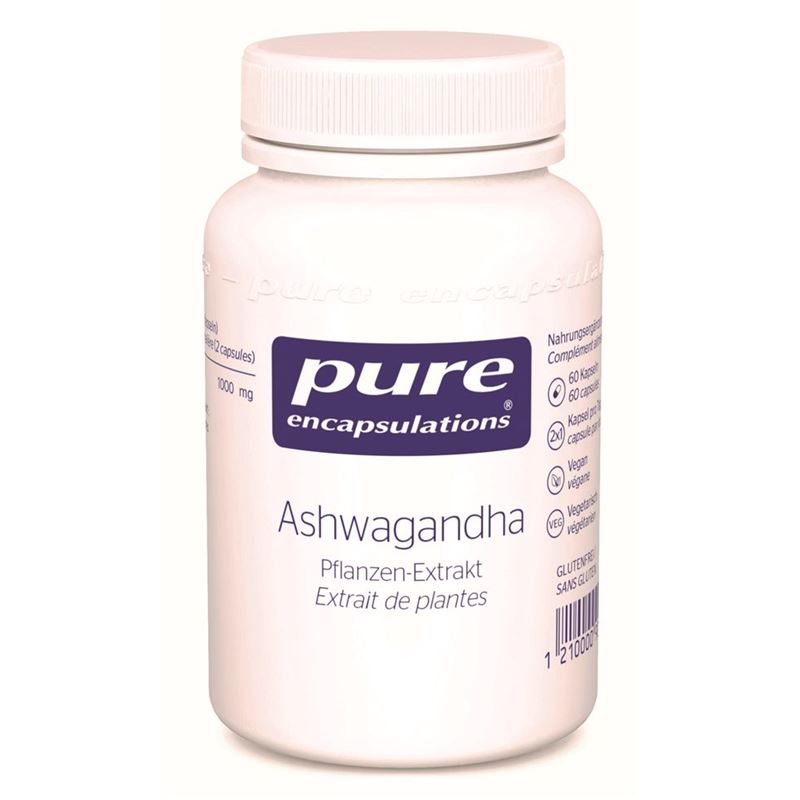 PURE Ashwagandha Kaps Ds 60 Stk