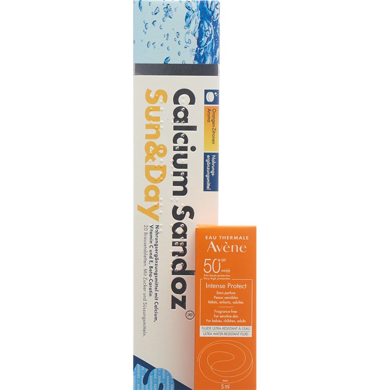 CALCIUM Sandoz Sun & Day Brausetabl Sunscr 20 Stk