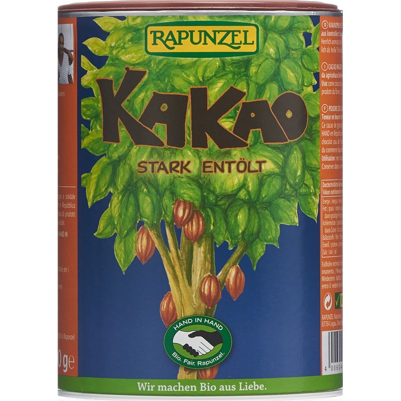 RAPUNZEL Kakaopulver entölt Ds 250 g