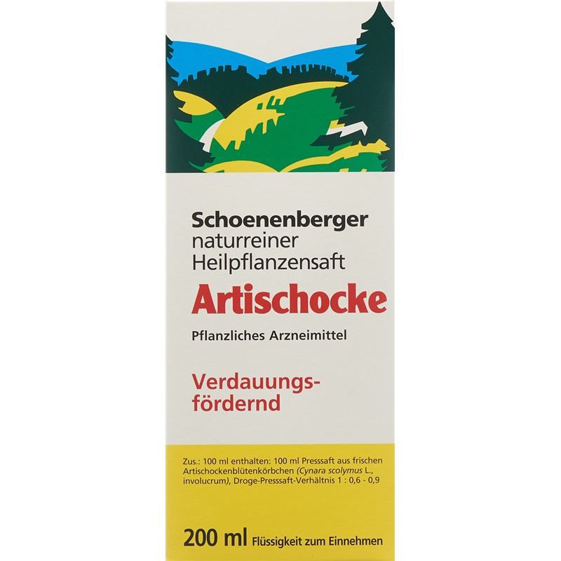 SCHOENENBERGER Artischock Heilpflanzensaft 200 ml