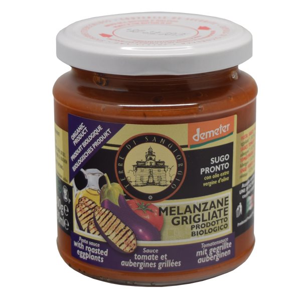 TERRE DI SANGIORGIO Sugo Melanzane Demeter 300 g