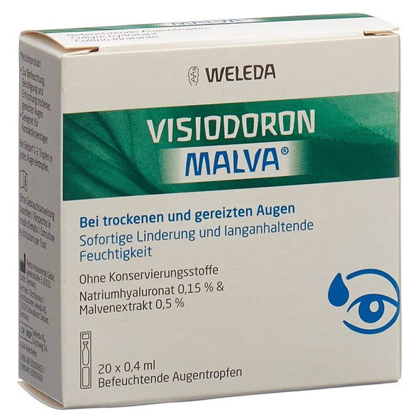 VISIODORON MALVA Gtt Opht 20 Monodos 0.4 ml
