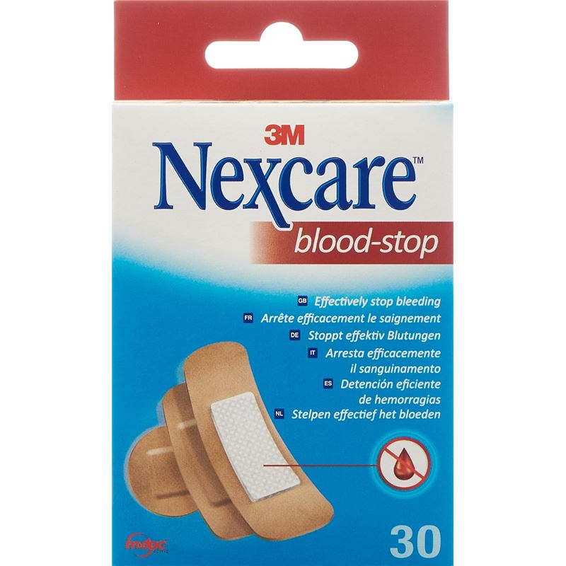 3M NEXCARE Blood-Stop Pflaster 3 Grössen 30 Stk