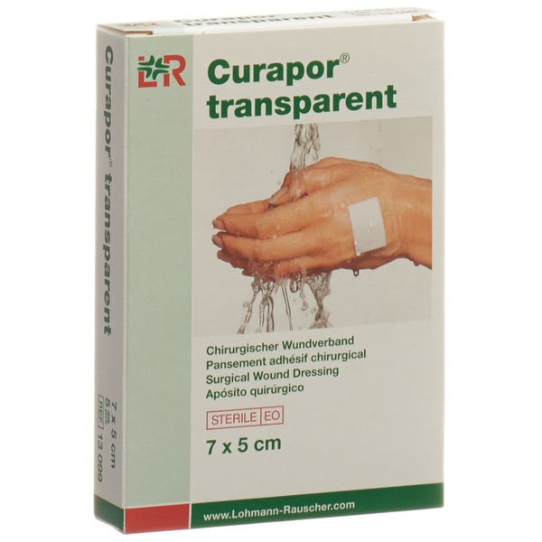 CURAPOR Wundverband 7x5cm transparent 5 Btl