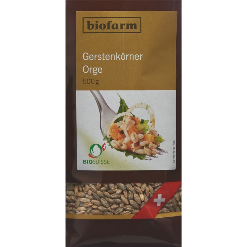 BIOFARM Gerste Knospe Btl 500 g