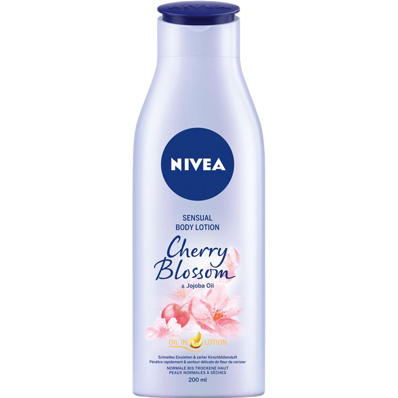 NIVEA Sensual Body Lotion Cherry&Jojoba Oil 200 ml