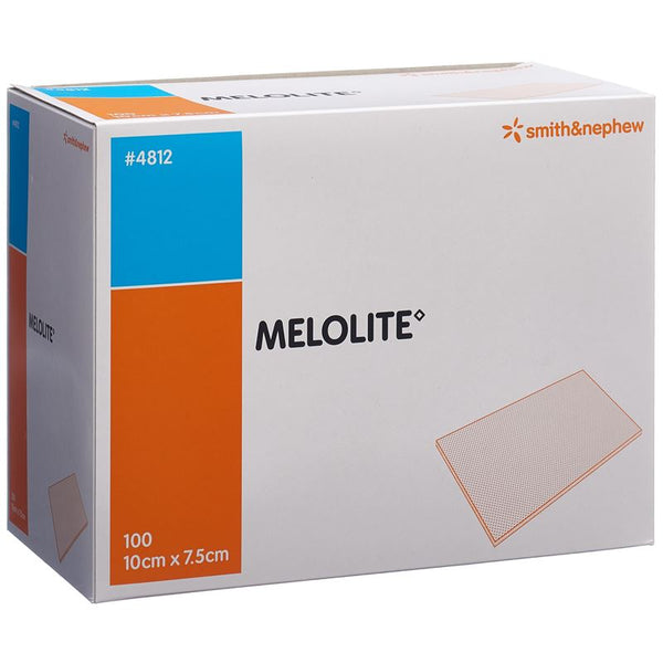 MELOLITE Wundkompresse 10cmx7.5cm 100 Btl