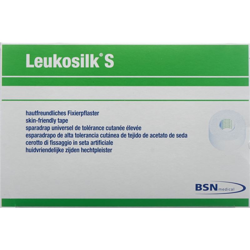 LEUKOSILK S Heftpflaster 9.2mx2.5cm weiss 12 Stk