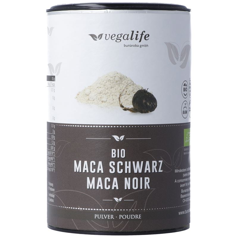 BUNAROBA Maca Pulver schwarz Ds 175 g