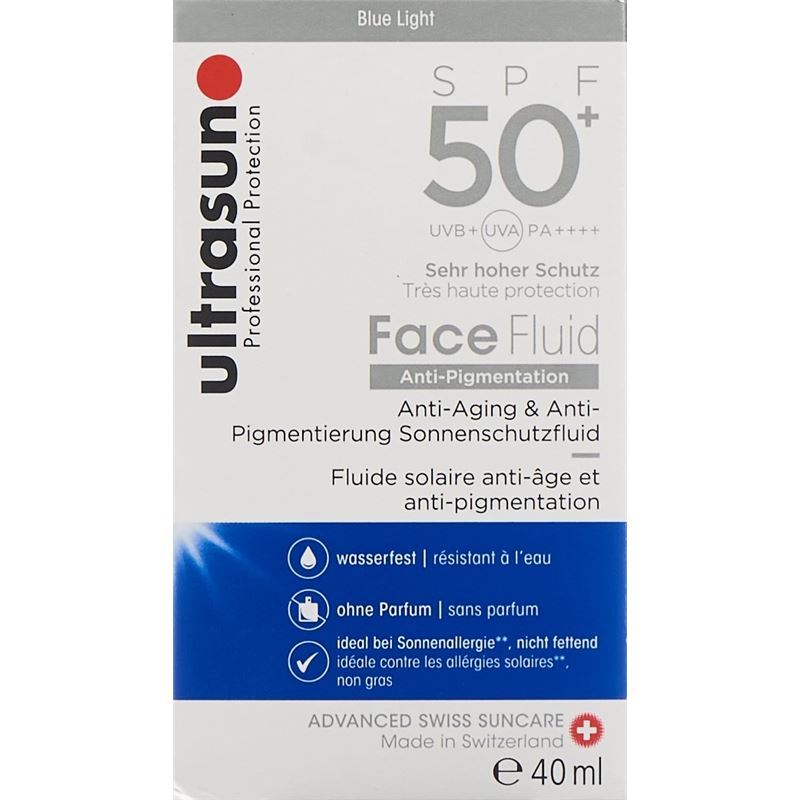 ULTRASUN Face Fluid Anti-Pigment SPF50+ Fl 40 ml