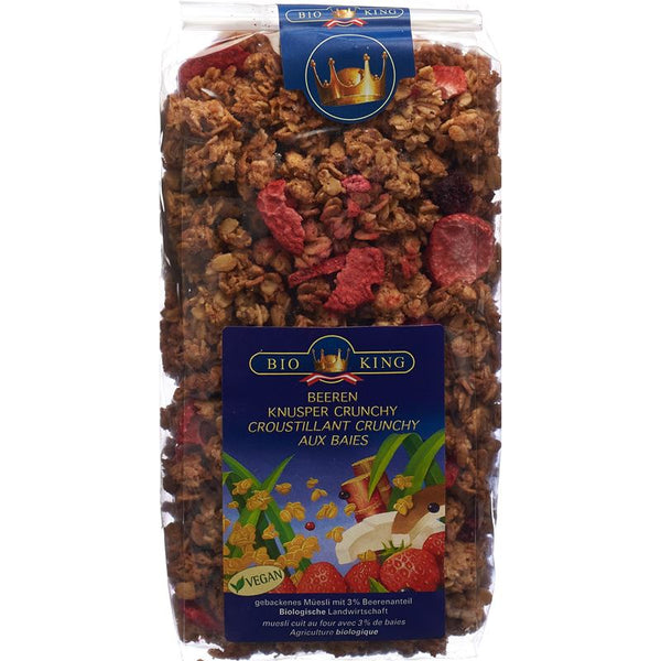 BIOKING Knusper Crunchy Beeren Btl 375 g