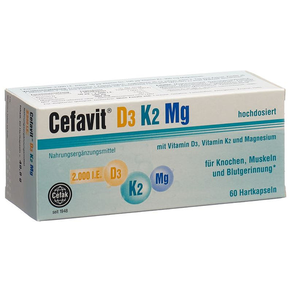 CEFAVIT D3 2000 K2 Mg Kaps 60 Stk