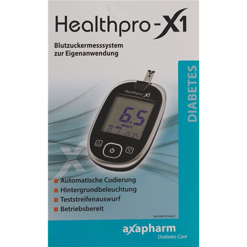 HEALTHPRO-X1 Blutzuckermessgerät