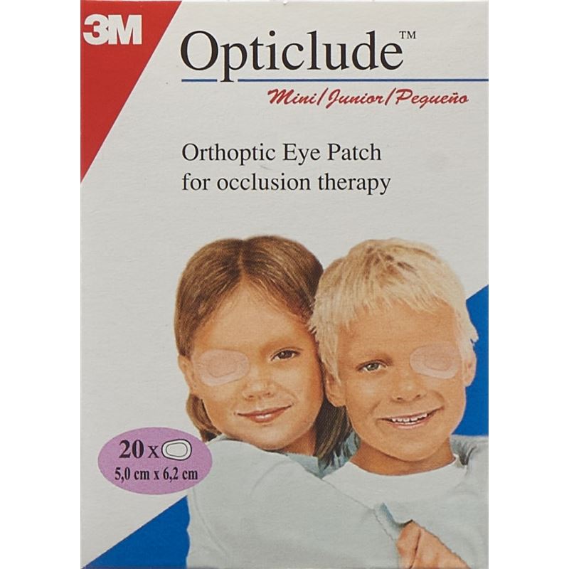 3M OPTICLUDE MINI Augenverb 6x5cm 20 Stk