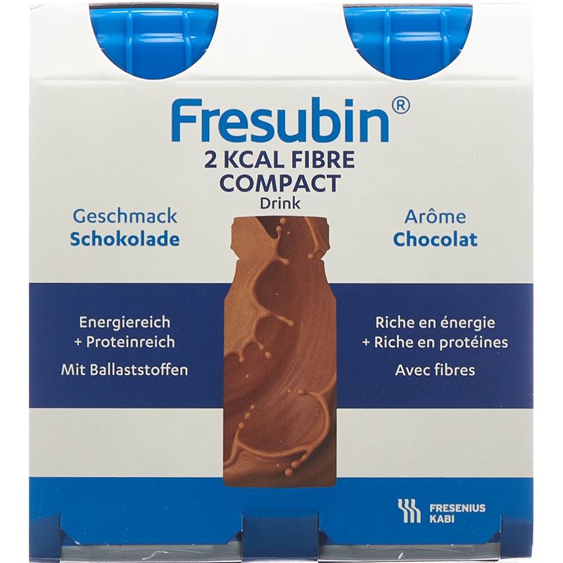 FRESUBIN 2 kcal Comp Fib DRINK Schoko 4 x 125 ml