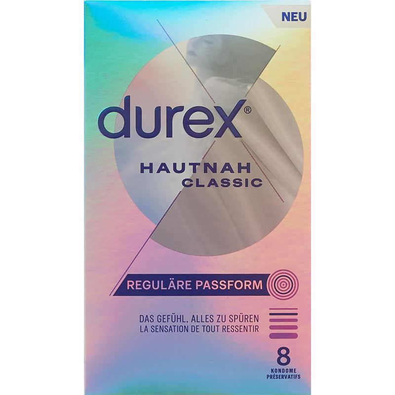 DUREX Hautnah Classic Präservativ 8 Stk