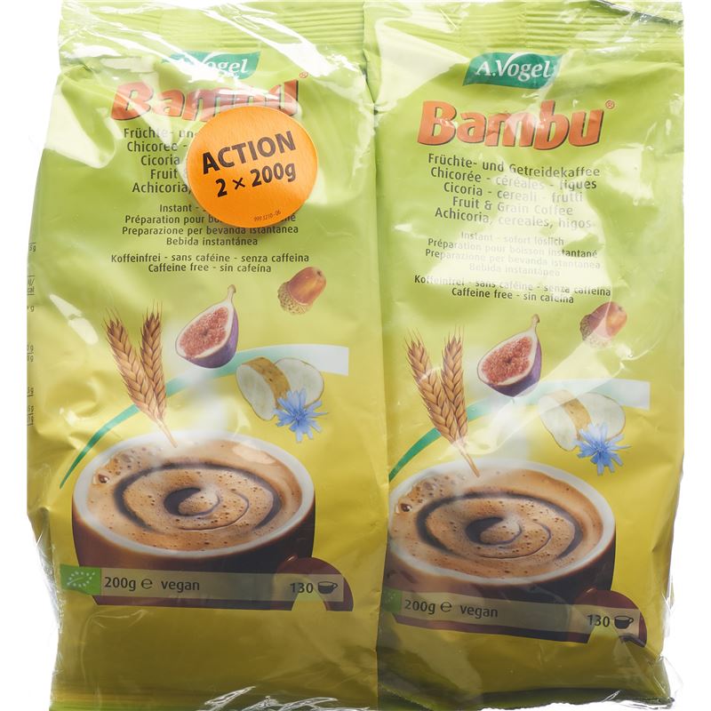 VOGEL Bambu Früchtekaffee instant refill 2 x 200 g