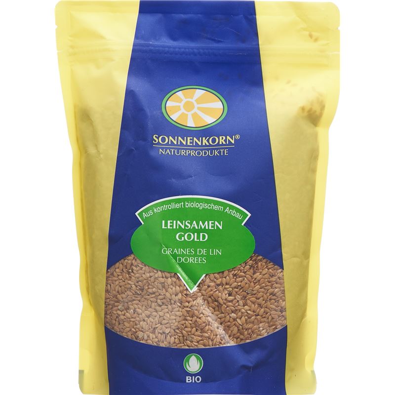 SONNENKORN Leinsamen Gold Bio Knospe 500 g