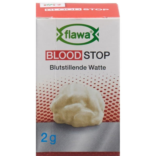 FLAWA Blutstillende Watte sterilisiert Glas 2 g