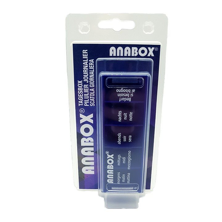 ANABOX Medidispenser 1Tag blau