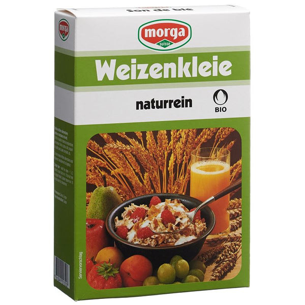 MORGA Weizenkleie naturrein Knospe Bio 250 g