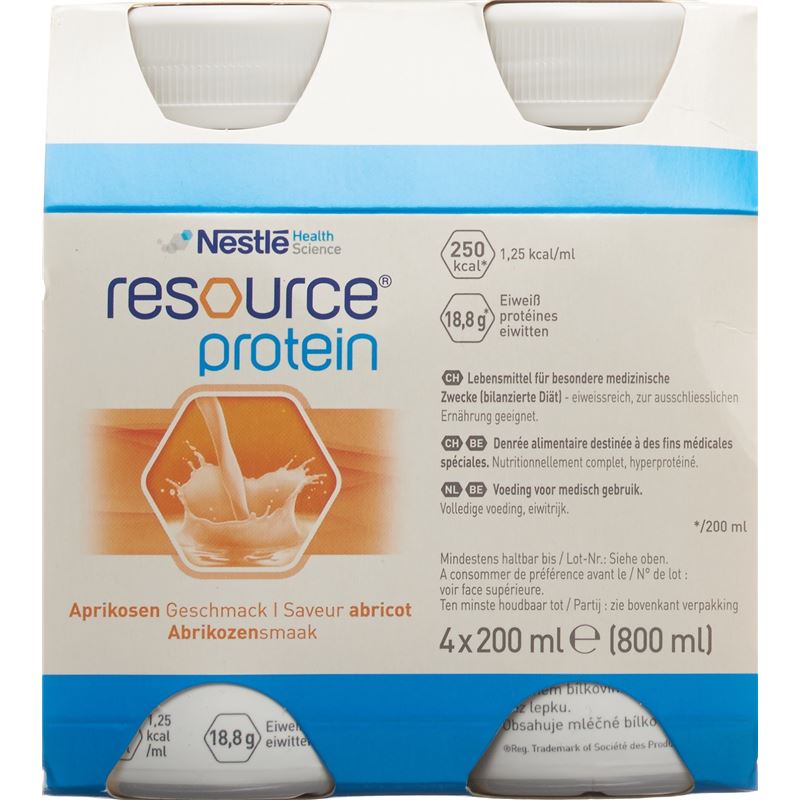 RESOURCE Protein Aprikose 4 x 200 ml