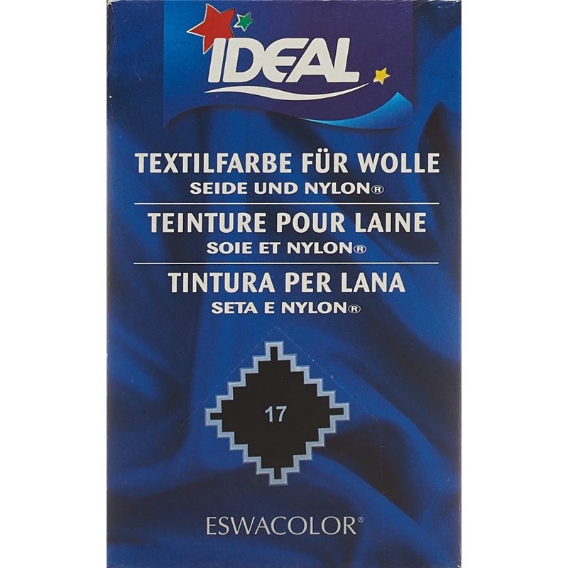 IDEAL Wolle Color Plv No17 schwarz 30 g